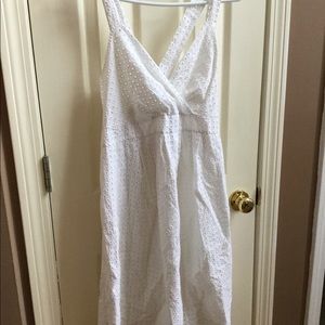 White Maternity Dress NWT